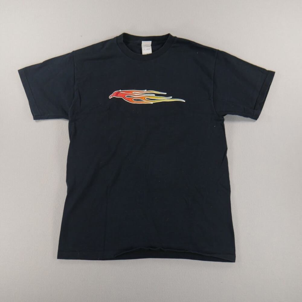Vintage Y2K Harley Davidson Biker Flame Florida Style Tee Mens Size (Medium) BLK